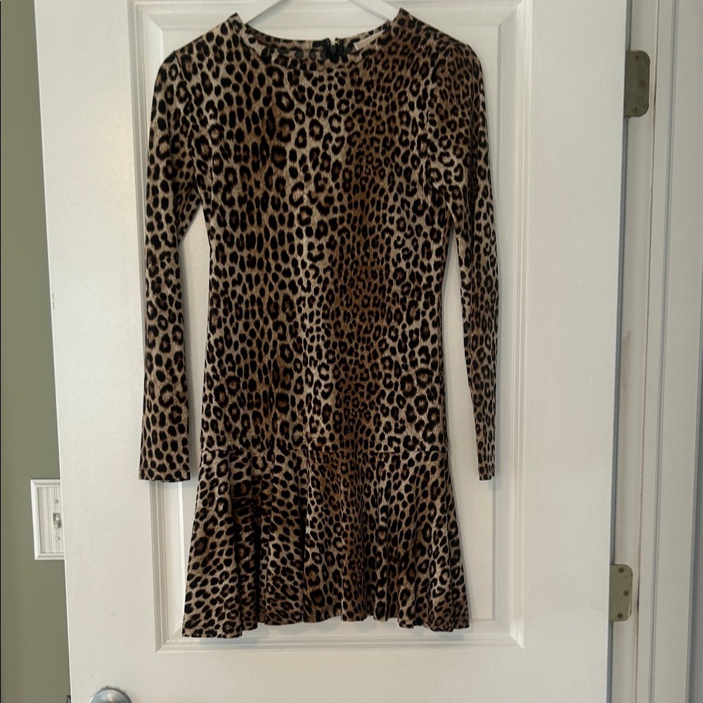 MICHAEL Michael Kors Animal Print Long Sleeve Dress - Picture 3 of 5